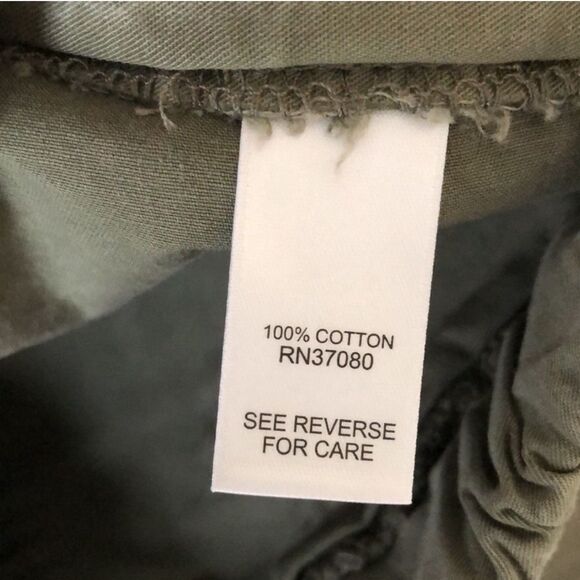 Women's, Pants, Cato, Medium, Olive green, Capris - Picture 5 of 5